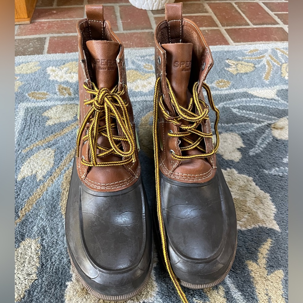 Men’s Sperry waterproof Boots size 10. Great condition!